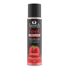 Lubrifiant intim pe baza de apa, cu aroma de capsuni, Luxury Feel Fragrance