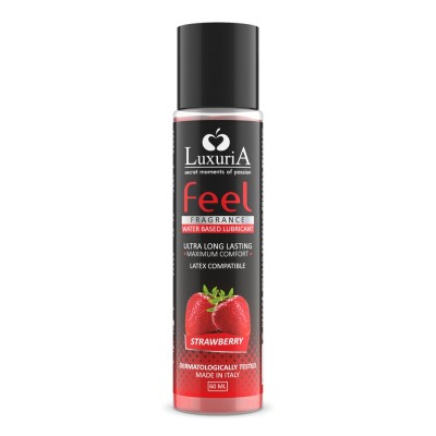 Lubrifiant intim pe baza de apa, cu aroma de capsuni, Luxury Feel Fragrance foto
