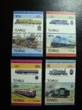 TUVALU 1984 SERIE TRENURI MNH, Nestampilat