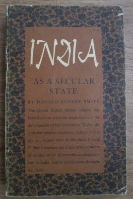 Donald Eugene Smith - India as a Secular State foto