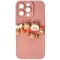 Toc silicon 3D Cartoon Apple iPhone 13 Pro Pink Candy