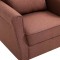 Fotoliu, maro, material textil - 6