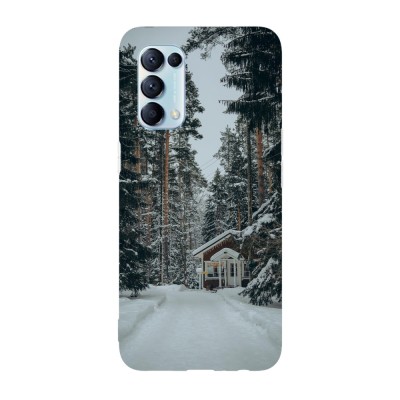 Husa compatibila cu Oppo A74 5G model Cozy Cabin, Silicon, TPU, Viceversa foto