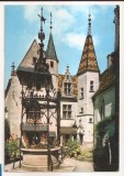 FA166 - Carte Postala - FRANTA - La Rochepot. La cour du Chateau et le puits, necirculata