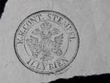 TIMBRU FISCAL VECHI - STAMPILA FISCALA - AUSTRIA ( ILIRIA ) - INCEPUT DE 1800, Nestampilat
