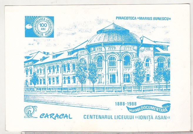 bnk div Caracal - Centenarul liceului Ionita Asan - Pinacoteca Marius bunescu