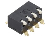Comutator DIP-SWITCH 4 Secțiuni ON-OFF 24VDC