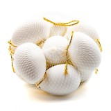 Set 12 oua pentru pictat si colorat,plastic,alb,6 cm