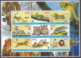Cumpara ieftin DB1 Fauna Coasta de Fildes Pantera Tigri Lei MS MNH