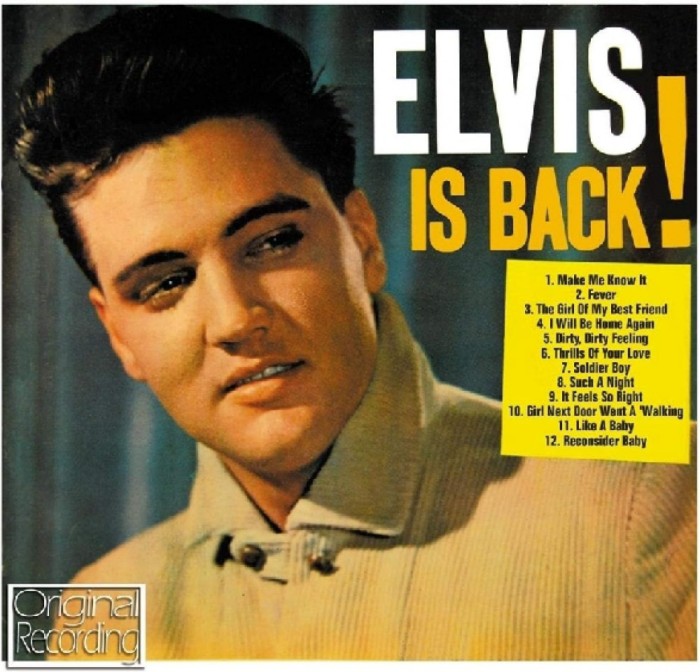 Elvis Presley Elvis Is Back reissue (cd)