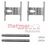 Set accesorii, placute frana AUDI Q7 (4L) (2006 - 2015) METZGER 109-1660