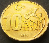 Cumpara ieftin Moneda 10 BIN LIRA - TURCIA, anul 1995 *Cod 2509, Europa