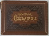 PANORAMA DE CONSTANTINOPOLE , MINIALBUM CU 10 FOTOGRAFII LITOGRAFIATE FORMAT ARMONICA SI 7 VOLANTE , CCA. 1900