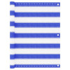 VidaXL Paravan de balcon,albastru și alb, 75 x 500 cm, HDPE