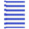 vidaXL Paravan de balcon,albastru și alb, 75 x 500 cm, HDPE