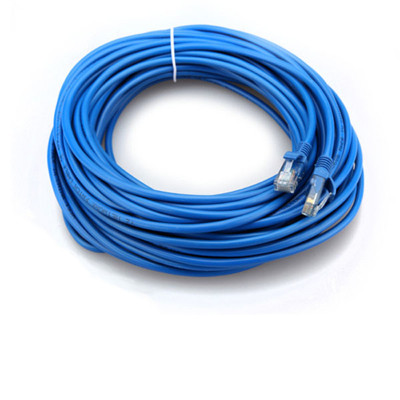 Cablu de retea UTP, Cat 5e, albastru, 50m foto