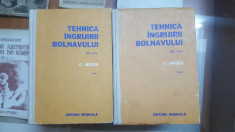 C. Mozes, Tehnica ingrijirii bolnavului, Vol. 1-2, Bucure?ti 1978 foto