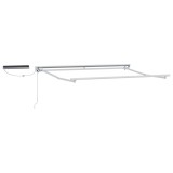 vidaXL Cadru copertină retractabil electric Alb 3 x 2,5 m Oțel 42024861