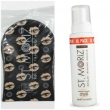 Set Autobronzare Profesionala St Moriz Spuma XL Dark + Manusa Aplicare, St. Moriz