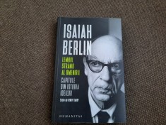 ISAIAH BERLIN - LEMNUL STRAMB AL OMENIRII. CAPITOLE DIN ISTORIA IDEILOR, 2021
