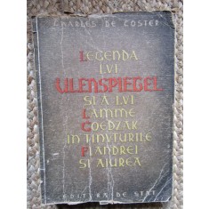 Legenda lui Ulenspiegel si a lui Lamme Goedzak Charles de Coster AUTOGRAF IOACHIM BOTEZ
