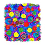 Cumpara ieftin Sticker decorativ Abstract, Multicolor, 55 cm, 11764ST, Oem