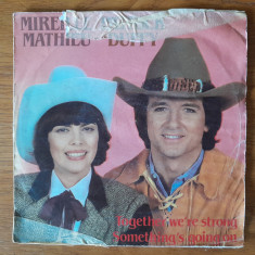 DISC vinil -MIREILLE MATHIEU /PATRICK DUFFY - Together we re Strong ,