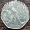 (S) MONEDA ANGLIA - 50 PENCE 2004, ANIVERSARE A 50 DE ANI DE LA PRIMA MILA IN 4 MINUTE DE ROGER BANNISTER
