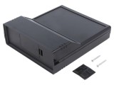 Carcasă desktop ABS neagră 154x173x54mm