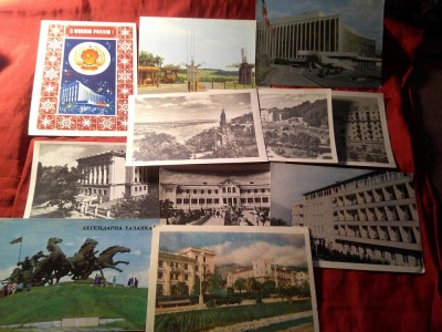 11 Ilustrate Ukraina 1949- 1978 : Crimeea , Kiev , Herson , Harkov , Odesa , Stema Ukraina sovietica foto