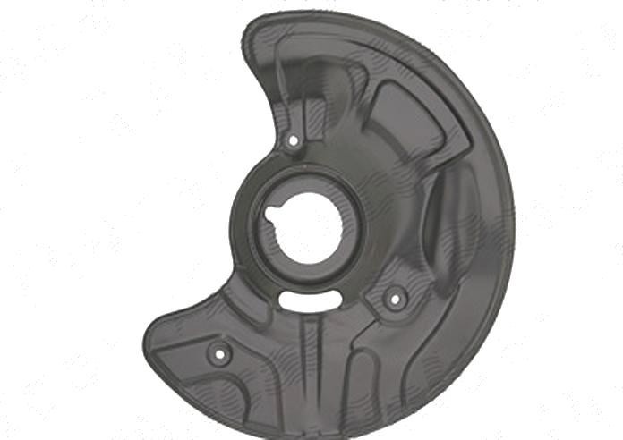 Protectie stropire disc frana Mercedes Clasa E (W211) 03.2002-06.2006, Clasa E (W211) Sedan/Combi, 06.2006-12.2009, fata, Dreapta, metal