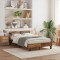 vidaXL Cadru de pat cu headboard Lemn vechi 135 x 190 cm Lemn compozit 3333954