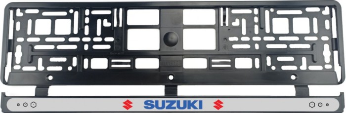 Set 2 bucati, suport numar inmatriculare Suzuki