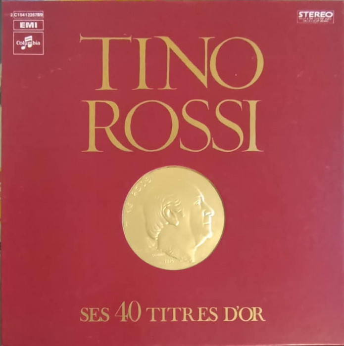 Disc vinil, LP. Ses 40 Titres D&#039;Or SETBOX 3 DISCURI VINIL-TINO ROSSI