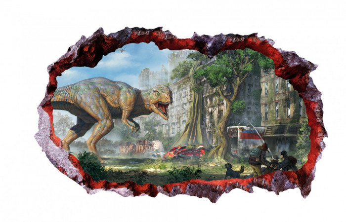 Sticker decorativ cu Dinozauri, 85 cm, 4304ST-1