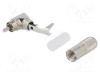 Conector RCA mufă tată unghi 90&deg; lipire argint SWITCHCRAFT 7,36mm