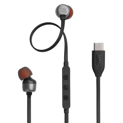 Casti audio cu fir in-ear cu mufa Type-C JBL 310C, negru foto