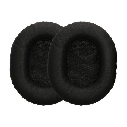 Set 2 Earpads kwmobile pentru Audio-Technica ATH M70x, Piele ecologica, Negru, 61067.01