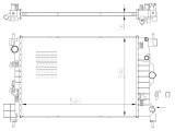 NRF 550003 Radiator, racire motor