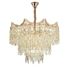 Candelabru Cristal Bennett 10x E27 Auriu foto