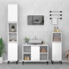 VidaXL Dulap de chiuvetă, alb, 80x33x60 cm, lemn prelucrat 821292
