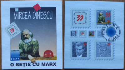 Mircea Dinescu , O betie cu Marx , 1996 , editia 1 cu autograf foto