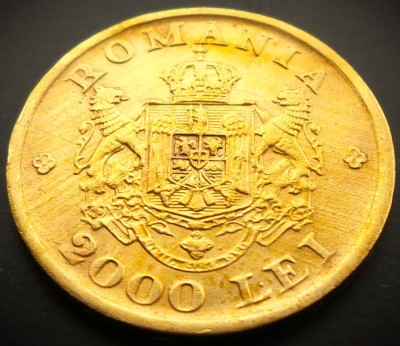 Moneda istorica 2000 LEI - ROMANIA, anul 1946 * cod 1040 foto