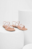 Cumpara ieftin Answear Lab sandale de piele femei, culoarea roz