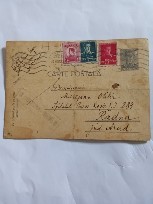Carte Poștală Cenzurat Arad Radba- Deva Hunedoara 9cenzurat Deva