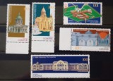 Armenia 1997 arhitectura, catedrala, biserici, Mănăstirea Sf Iacob Ierusalim, serie 5v nestampilata