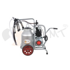 EMT. Aparat de muls vaci 1 post cu bidon din aluminiu 20 litrii EMT 1+1A20