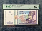 5.000lei din 1992 PMG67EPQ