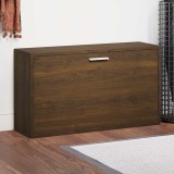 vidaXL Bancă pentru pantofi stejar maro 80x24x45 cm lemn prelucrat 342646