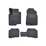 Covorase Auto Tip Tavita Cauciuc ALM Hyundai i20 III 2020-2024, Negre, Premium, Fata + Spate, Prindere Fixa/Scai